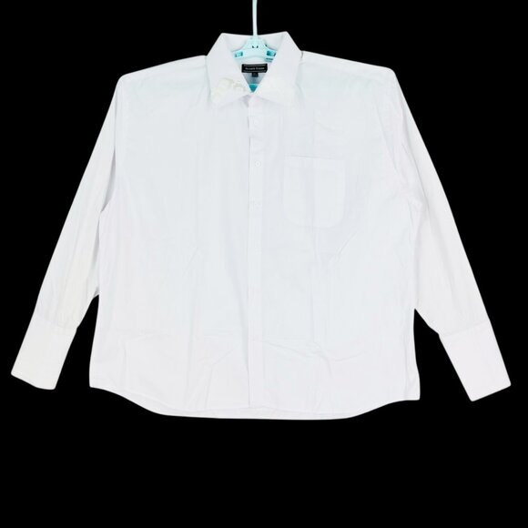 Avanti Uomo Men's Lavender Long-Sleeve Dress Shirt Size 18.5 34/35 Button Down - Picture 1 of 11